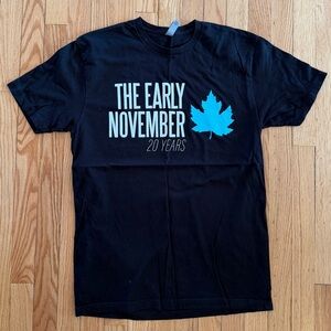 The Early November 20 Years Black T-shirt on Next Level Apparel